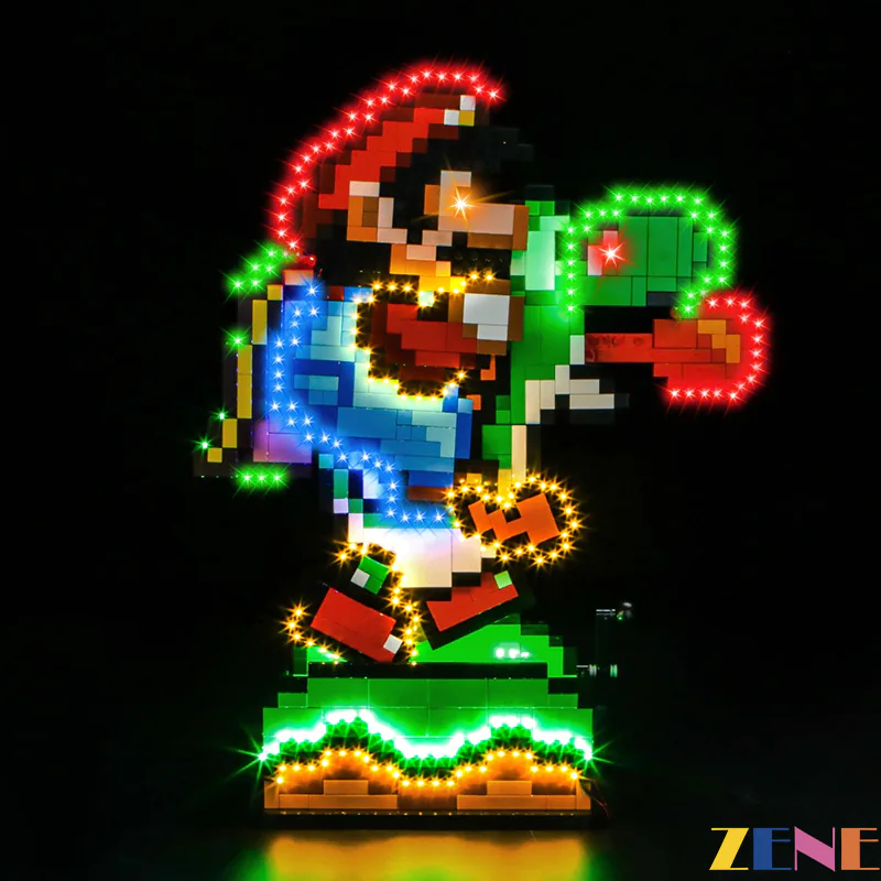 Light Kit for Super Mario World Mario Yoshi #71438 - Image 6