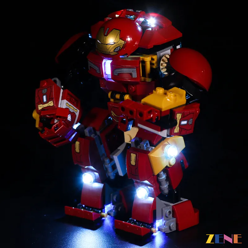 Light Kit for The Hulkbuster Smash-Up #76104 - Image 4