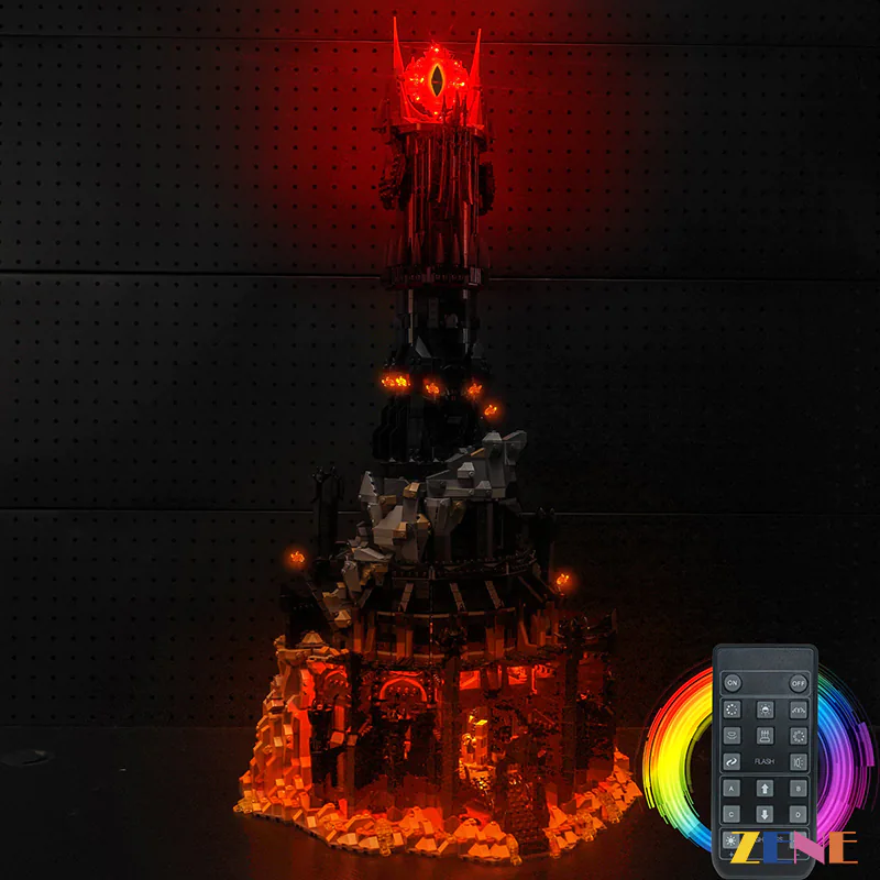 Light Kit for Barad dur Tower the Lord of the Rings #10333 - Image 7