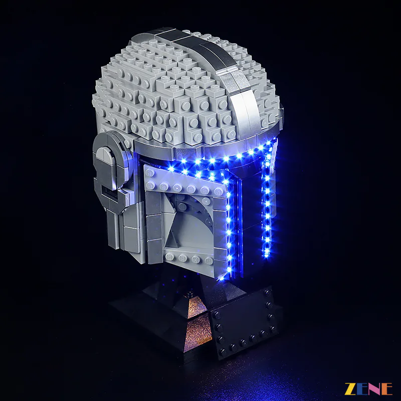 Light Kit for The Mandalorian™ Helmet #75328 - Image 4
