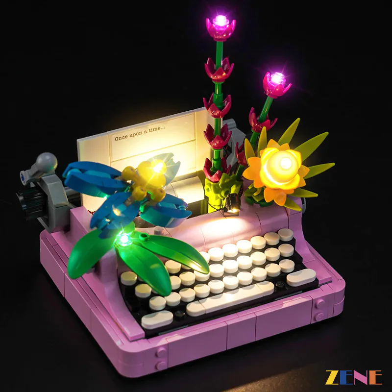 Light Kit for Typewriter with Flowers #31169