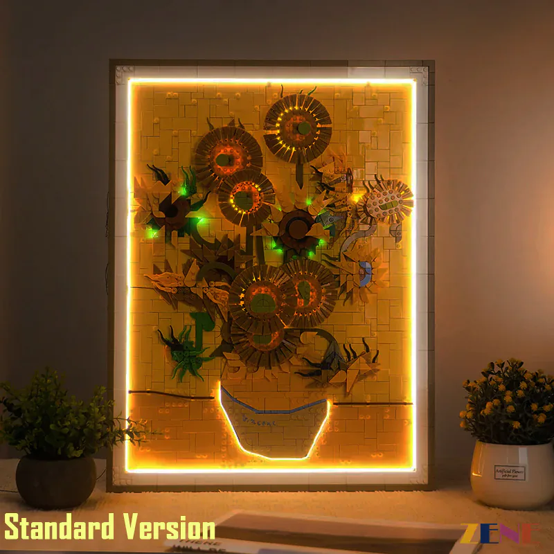 Light Kit for Vincent van Gogh Sunflowers Art #31215