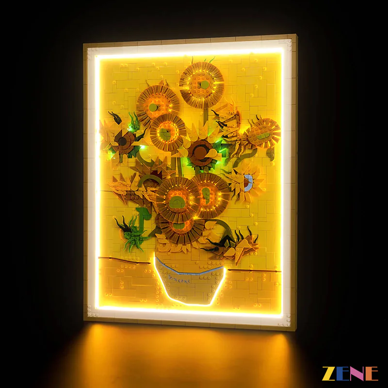 Light Kit for Vincent van Gogh Sunflowers Art #31215 - Image 10