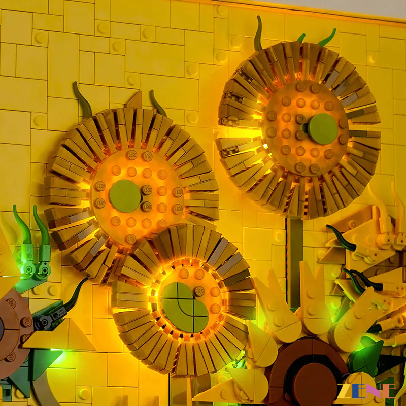 Light Kit for Vincent van Gogh Sunflowers Art #31215 - Image 9