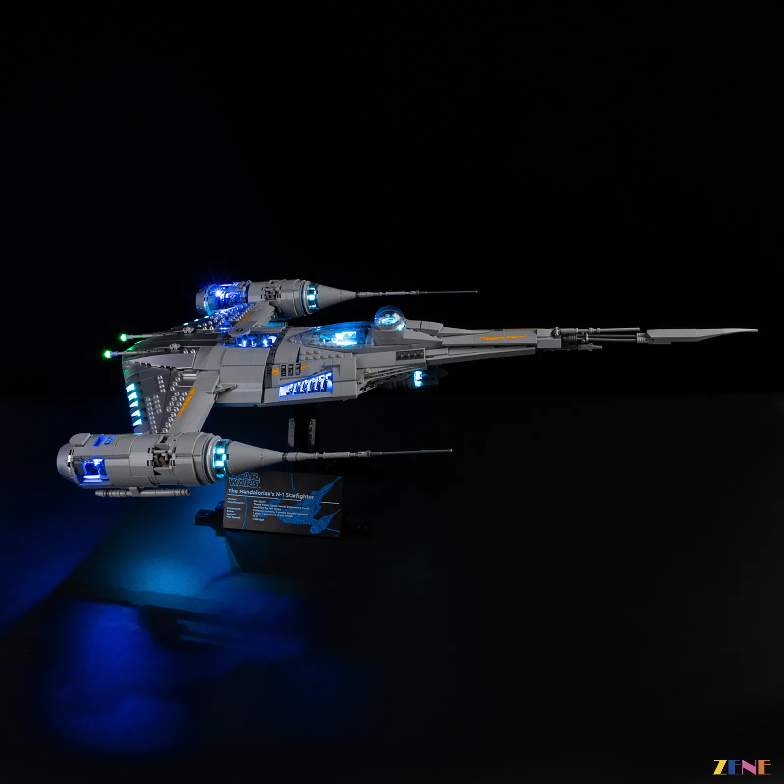 Light Kit for The Mandalorian's N-1 Starfighter #75442 (Ver.2) - Image 3