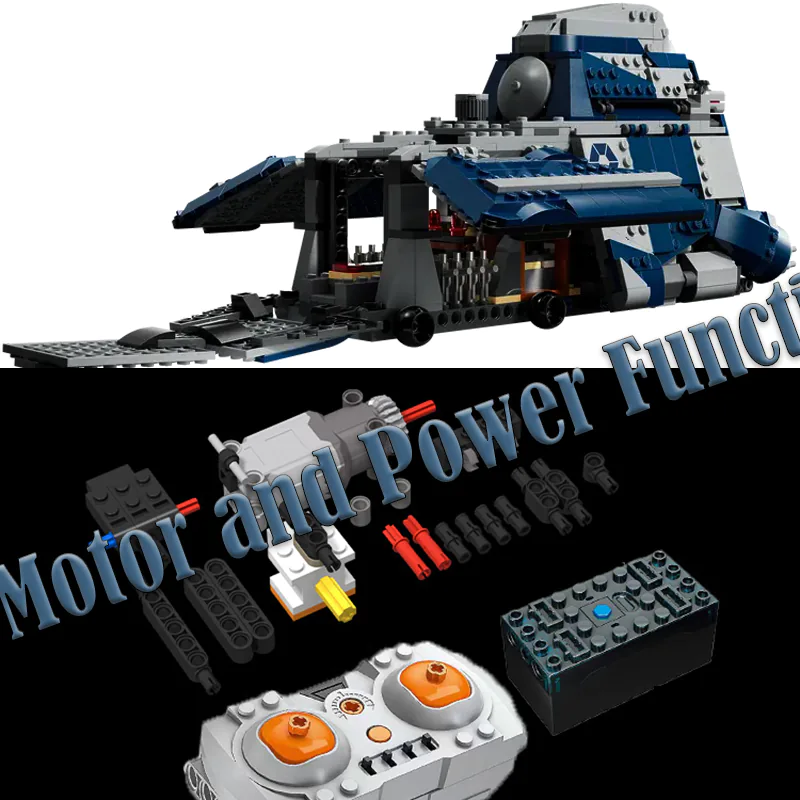 Motorized Kit for Battle of Felucia Separatist MTT #75435 - Power Functions
