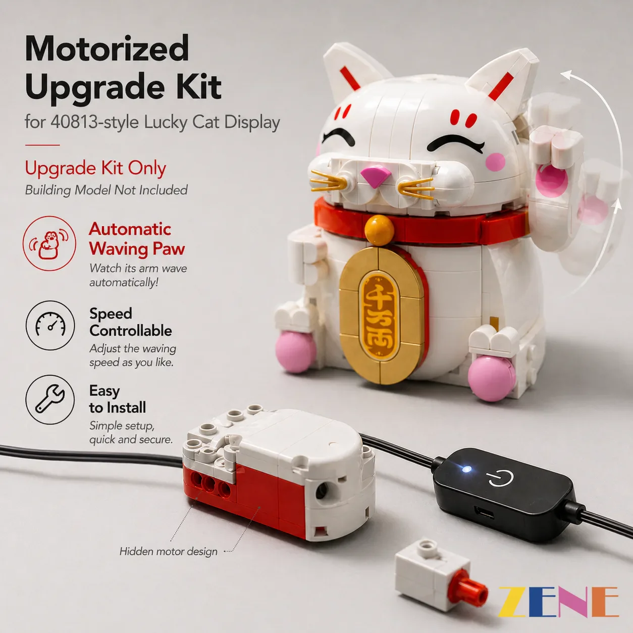 Motorized Kit for Lucky Cat #40813 Power Functions