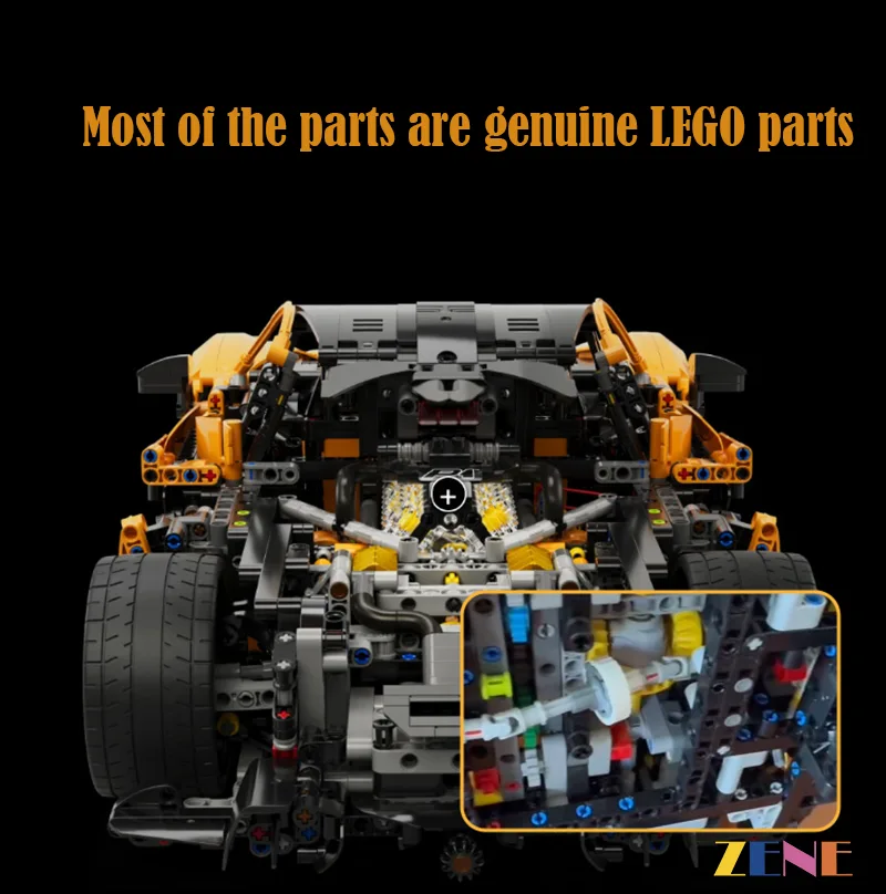 Power Functions Kit for McLaren P1 #42172 RC Motorized - Image 4