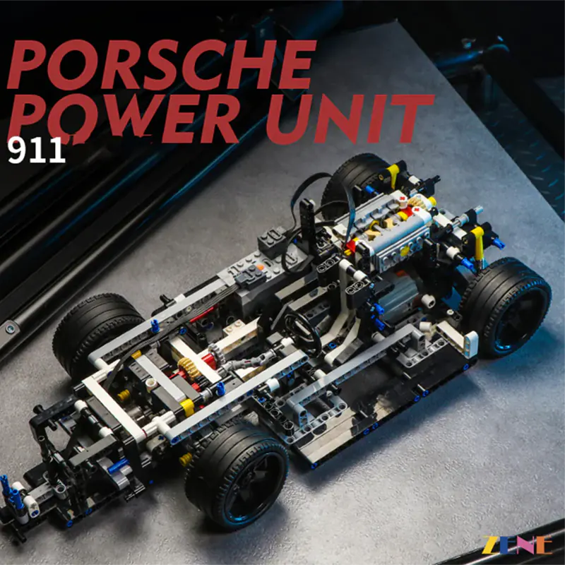 Power Functions Kit for Porsche 911 RSR #42096 Motor - Image 4