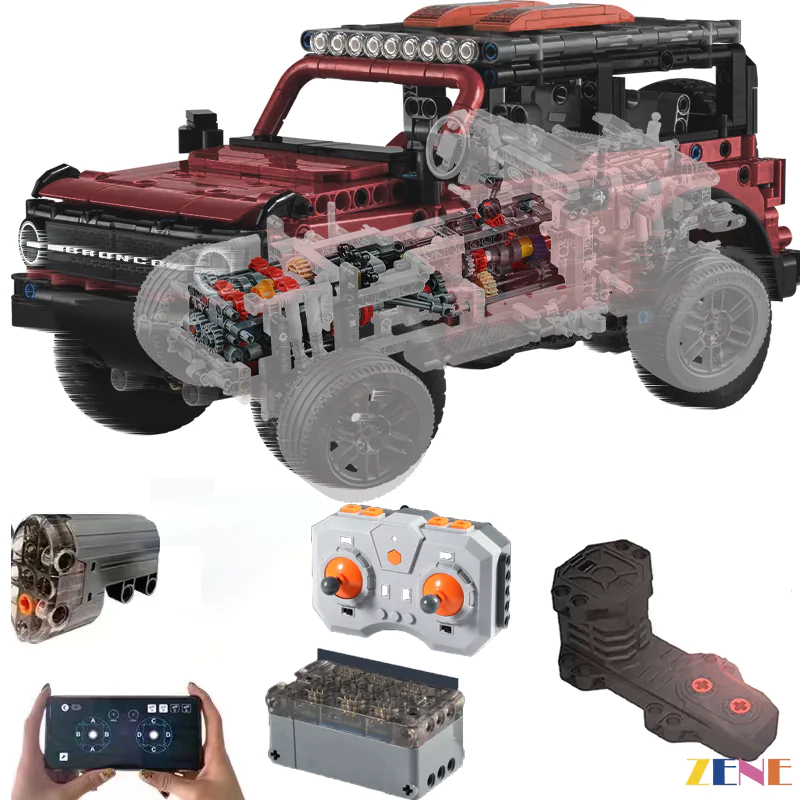 Power Functions Kit for Ford Bronco SUV Motorized #42213 - Image 6