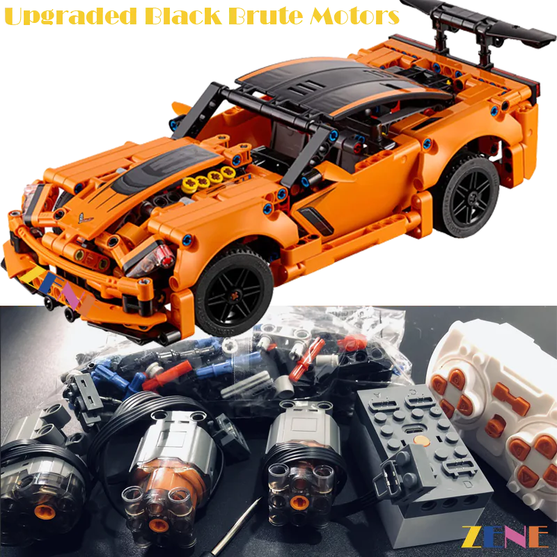 Power Functions Kit for Chevrolet Corvette ZR1 #42093 Motor - Image 6