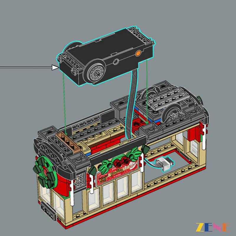 Power Functions Kit for Holiday Main Street Train #10308 - Image 3
